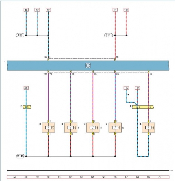 Схема Volkswagen Polo