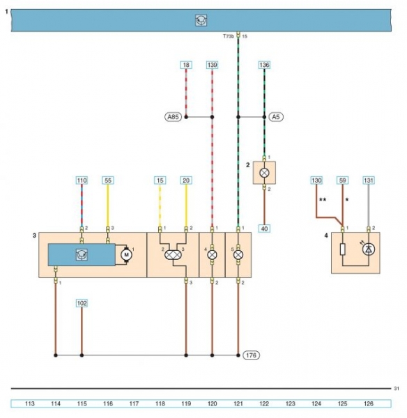 Схема Volkswagen Polo