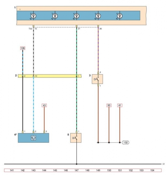 Схема Volkswagen Polo