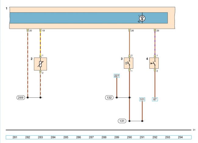 Схема Volkswagen Polo