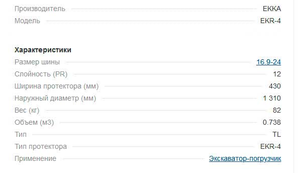 Шины 16.9-24 - где используются, особенности выбора