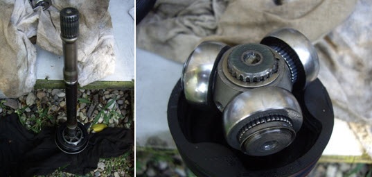 Шрус и сальники на Toyota Corolla 120