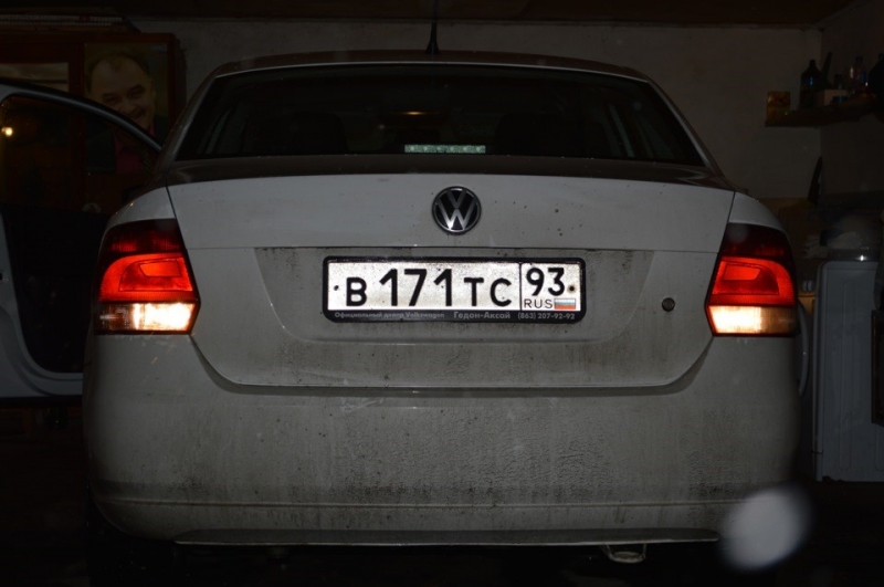 Реверс симметричный Volkswagen Polo