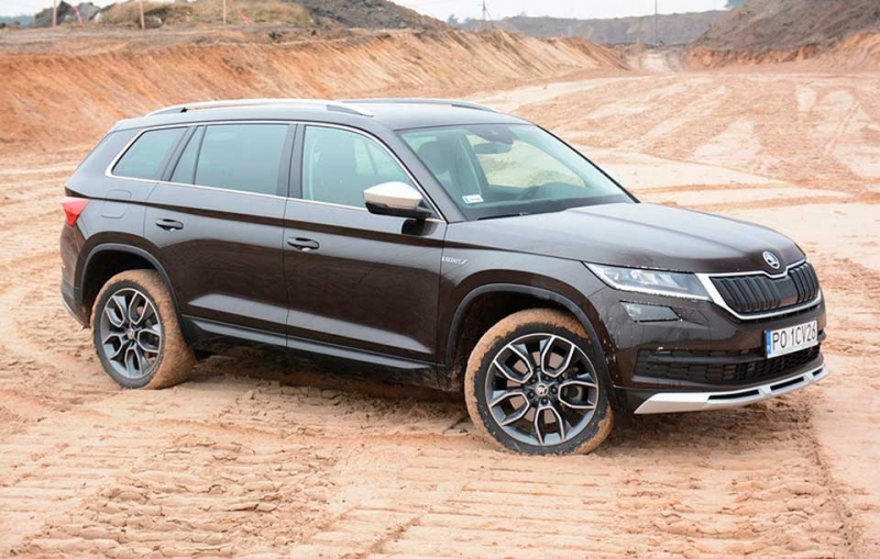 Skoda Kodiaq Scout 2020 - настоящий медведь гризли на дорогах России