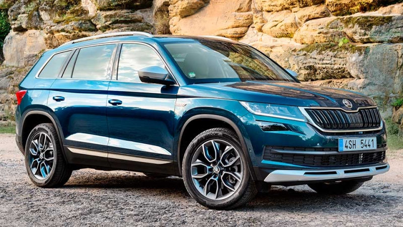 Skoda Kodiaq Scout 2020 - настоящий медведь гризли на дорогах России