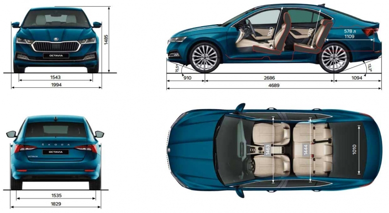 Skoda Octavia A8: все подробности о российской версии начала 2021 года