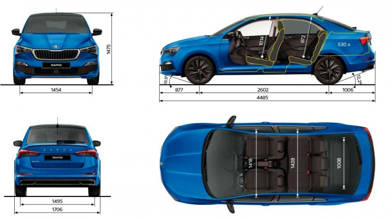 Skoda Rapid 2020 - специальная версия для российского рынка