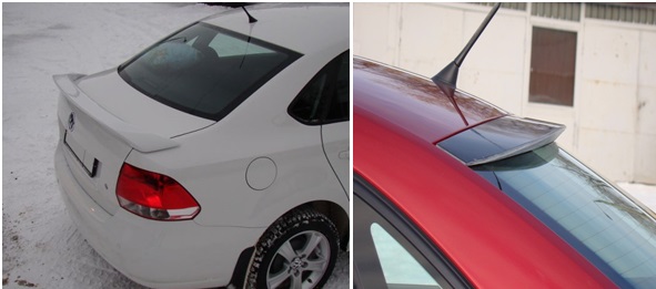Спойлер на Volkswagen Polo