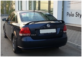 Спойлер на Volkswagen Polo