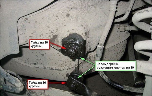 Стойки стабилизатора на Volkswagen Jetta