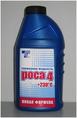 Розовая тормозная жидкость
