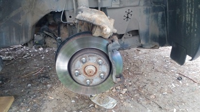 Тормозные колодки на Honda CRV
