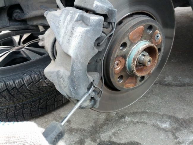 Тормозные колодки на Renault Duster