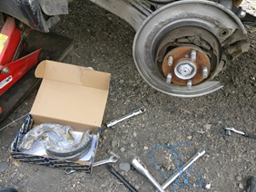 Тормозные колодки на Subaru Outback