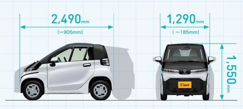 Toyota C + Pod - идеальный электромобиль для больших городов