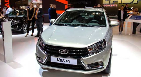В автосалонах России появилась Лада Веста с более мощным двигателем