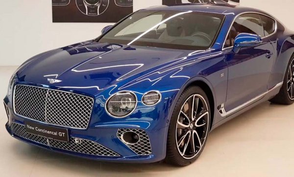 В России стартовали продажи купе Bentley Continental GT
