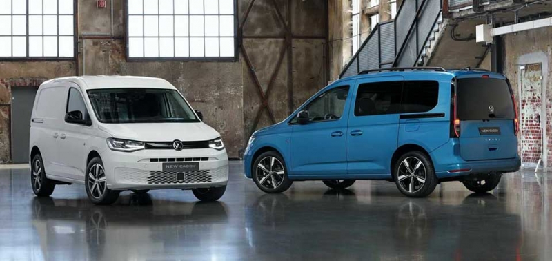 Volkswagen Caddy 2020/2021 - новое поколение коммерческих автомобилей в минивэне и фургоне