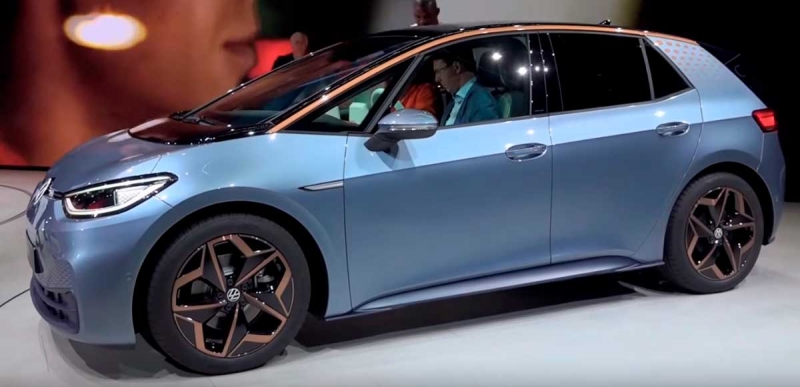 Volkswagen ID.3 – первый полностью электрический хэтчбек от именитого бренда