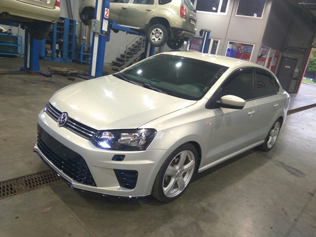 Все о переднем бампере Volkswagen Polo