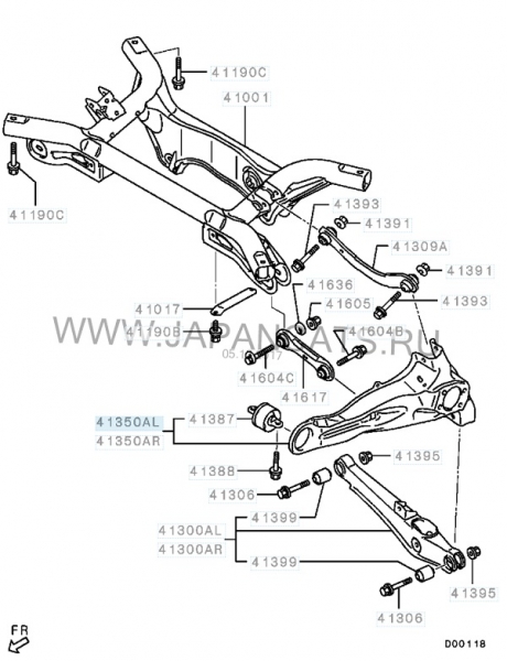 Выбираем задние сайлентблоки для Lancer 10