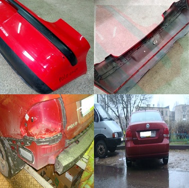 Задний бампер Volkswagen Polo