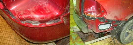 Задний бампер Volkswagen Polo