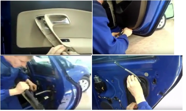 Volkswagen Polo задняя дверь