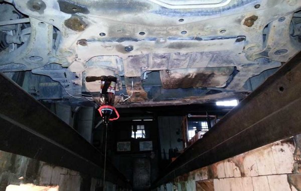 Замена масла в вариаторе Mitsubishi Outlander XL