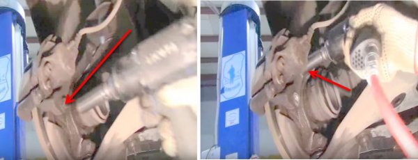 Замена шаровых опор на Рено Логан со снятием без снятия рычага