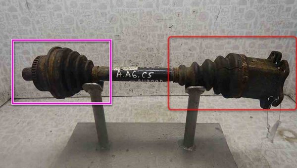 Замена ШРУС на Audi A6 C5 с отключающими рычагами и без