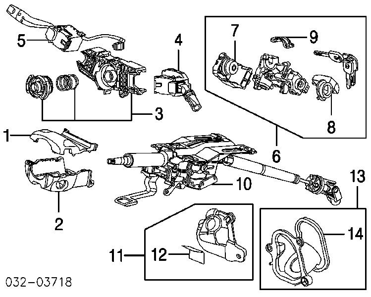 Замок зажигания honda civic схема