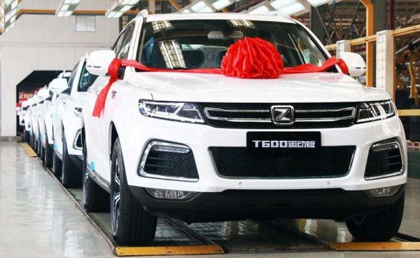 Zotye T600 - дешевый китайский кроссовер с богатой комплектацией