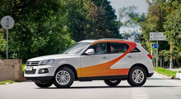 Zotye T600 - дешевый китайский кроссовер с богатой комплектацией